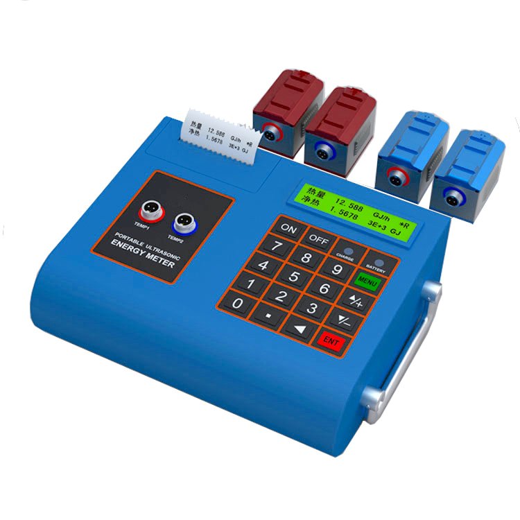 FMU835 Built in printer portable ultrasonic flowmeter(Heat Meter)